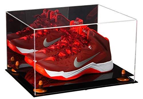 Basketball Shoe Pair Display Case 15.25 X 12 X 9 Mirror (A082/V13)