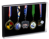 Medal Award, Badges or Pins Collector's Display Case