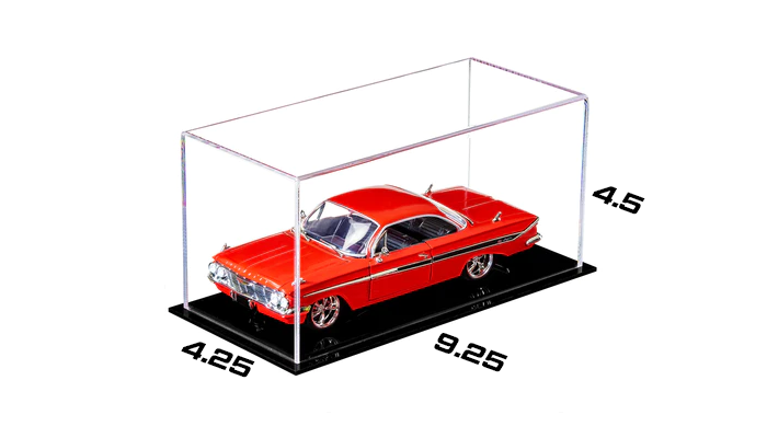 Model Car Case with Dimensions