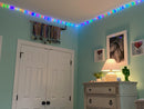 Field hockey stick display wall mount made from clear acrylic