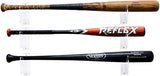 Acrylic Wall Mounts and Display Stands for Baseball Bats
