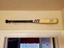 Horizontal baseball bat wall mount bracket
