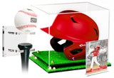 Little League Baseball Display Gift Set – Bats, Helmets, Card Display.