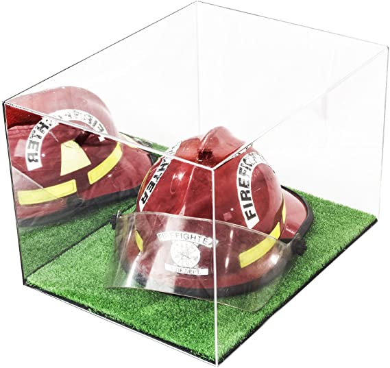 Versatile Acrylic Display Cases with Turf Base - All In One Product