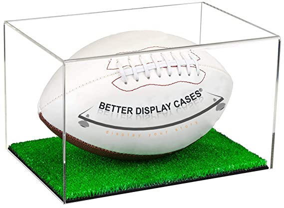 Versatile Acrylic Display Cases with Turf Base - All In One Product