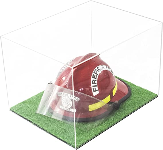 Versatile Acrylic Display Cases with Turf Base - All In One Product