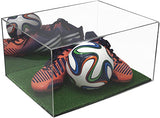 Versatile Acrylic Display Cases with Turf Base - All In One Product