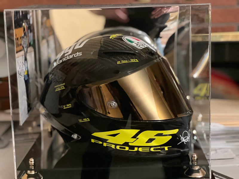 Acrylic Motorcycle Nascar or Motocross Racing Helmet Display Case